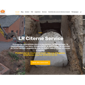 site LR citerne service Mazout realisé par MMBEWEB